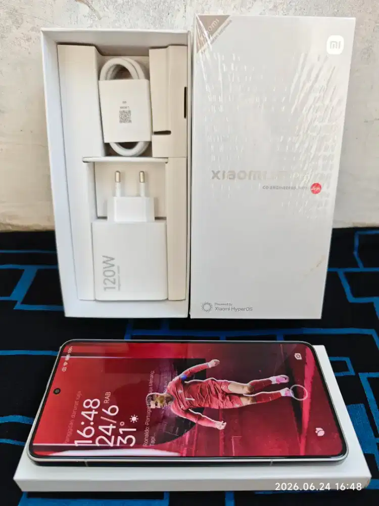Xiaomi 14T Pro 12/512 Fullset ori segel mulus garansi On 2026