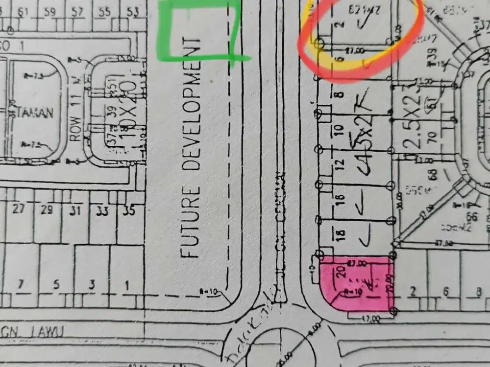 Dijual Kavling Simpruk Lippo Cikarang luas 624m²