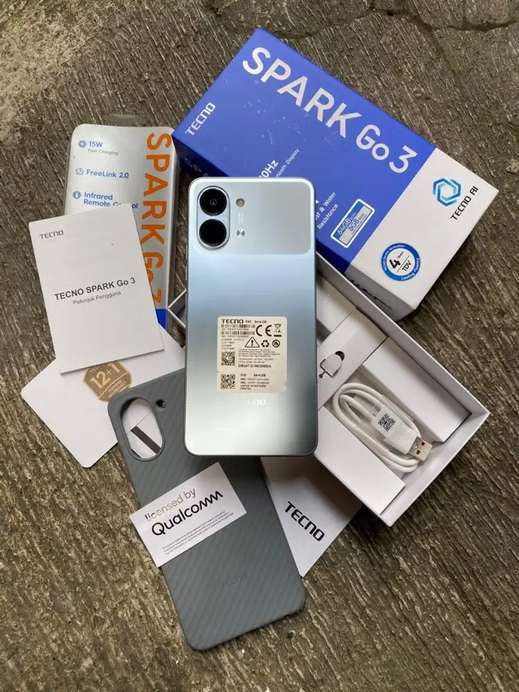 Tecno spark go 3 ram 4+4/64 fulset