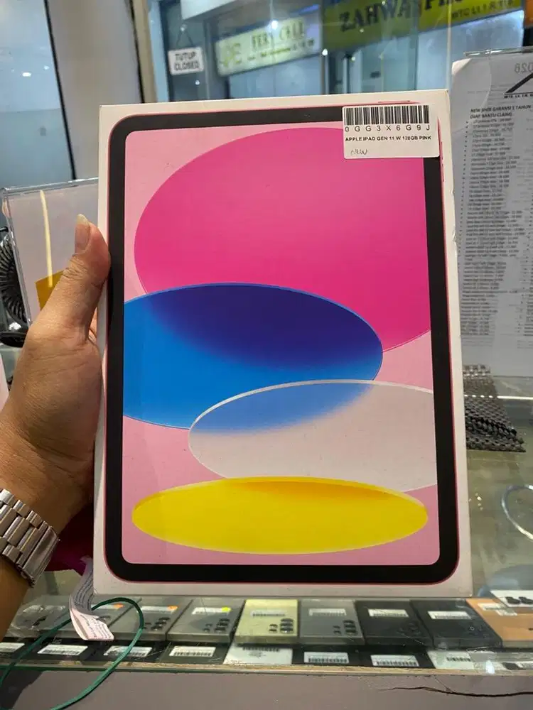 ipad gen 11 128gb pink wifi only new  garansi 1thn