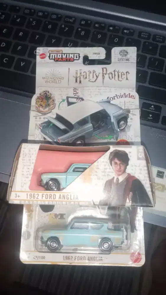 Matchbox basic reguler moving part Ford Anglia Harry Potter