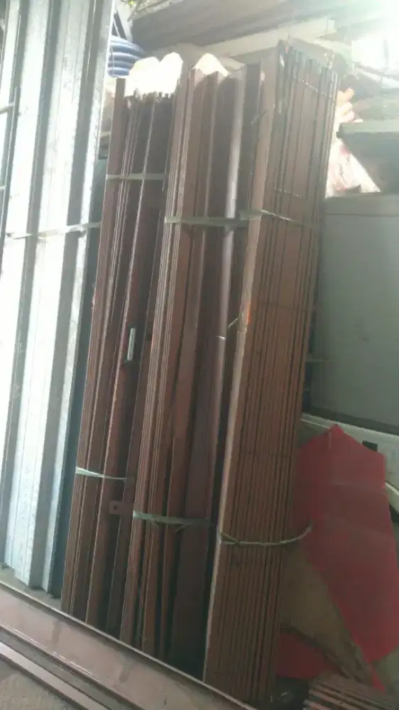 Jual folding gate bekas plus pasang