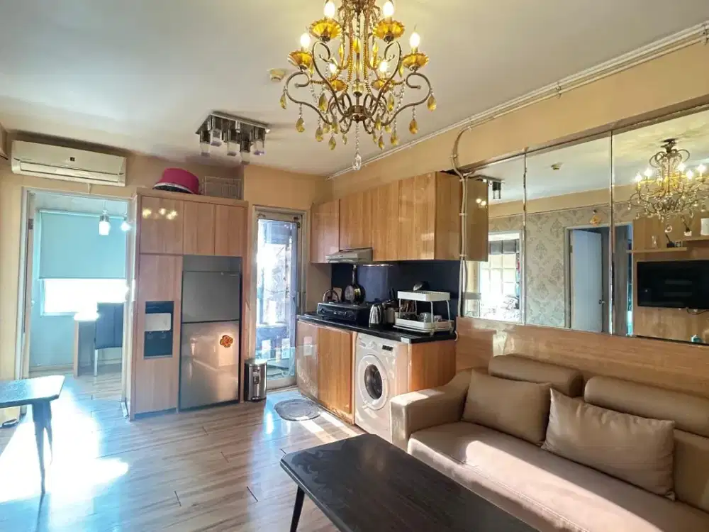 Apartemen Green Bay Pluit 3 BR Rombak 2 BR Besar Fully Furnished!