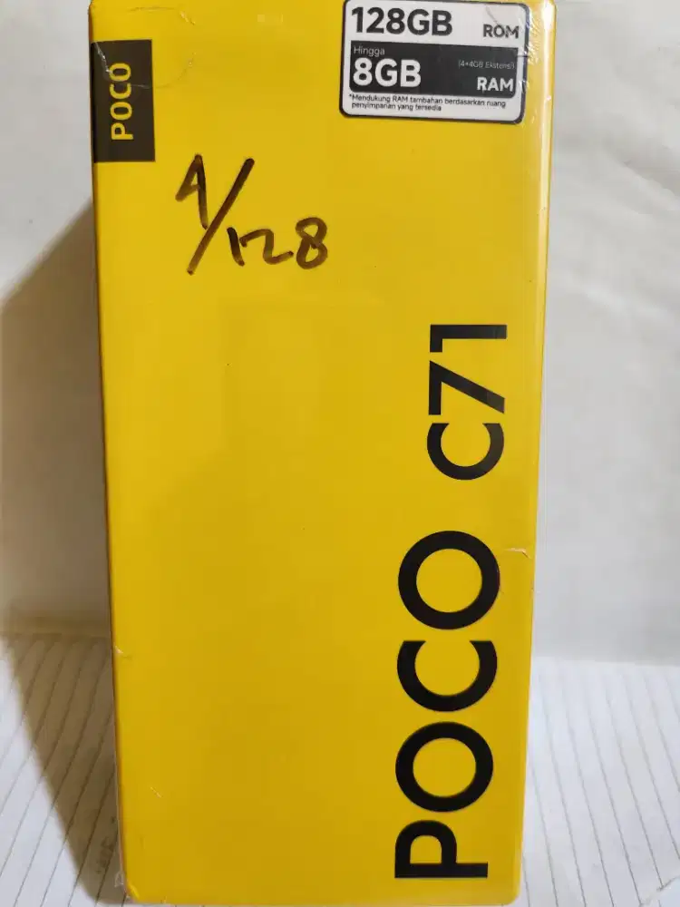 Poco C71 4/128gb Baru Segel Resmi