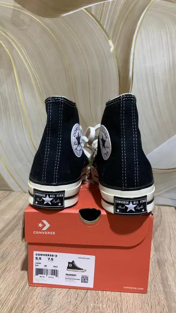 CONVERSE CHUCK 70 HI Black Unisex (38)