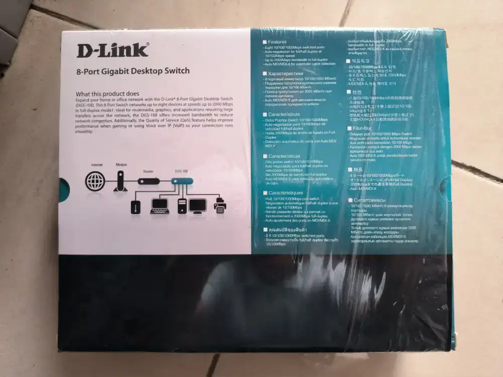 D-Link DGS-108.