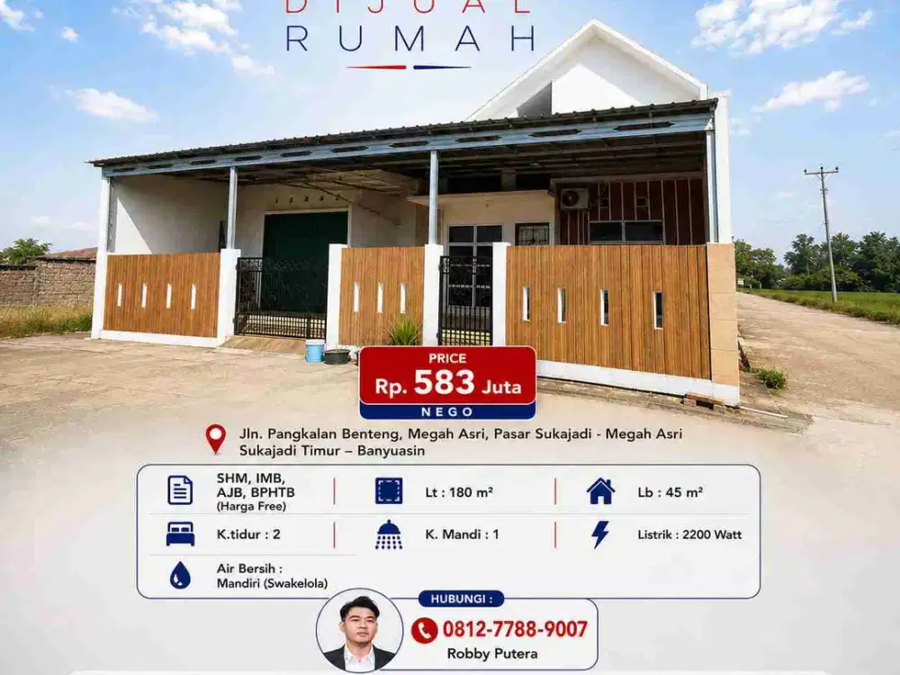 Dijual Rumah komp. Megah Asri