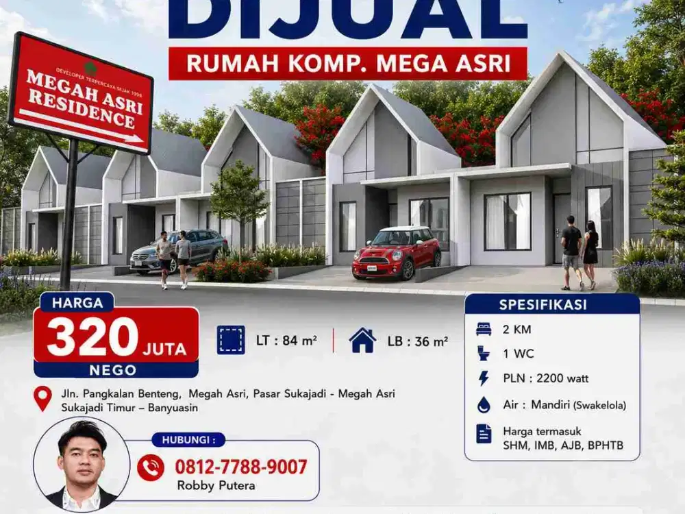 Dijual Rumah komp. Megah Asri
