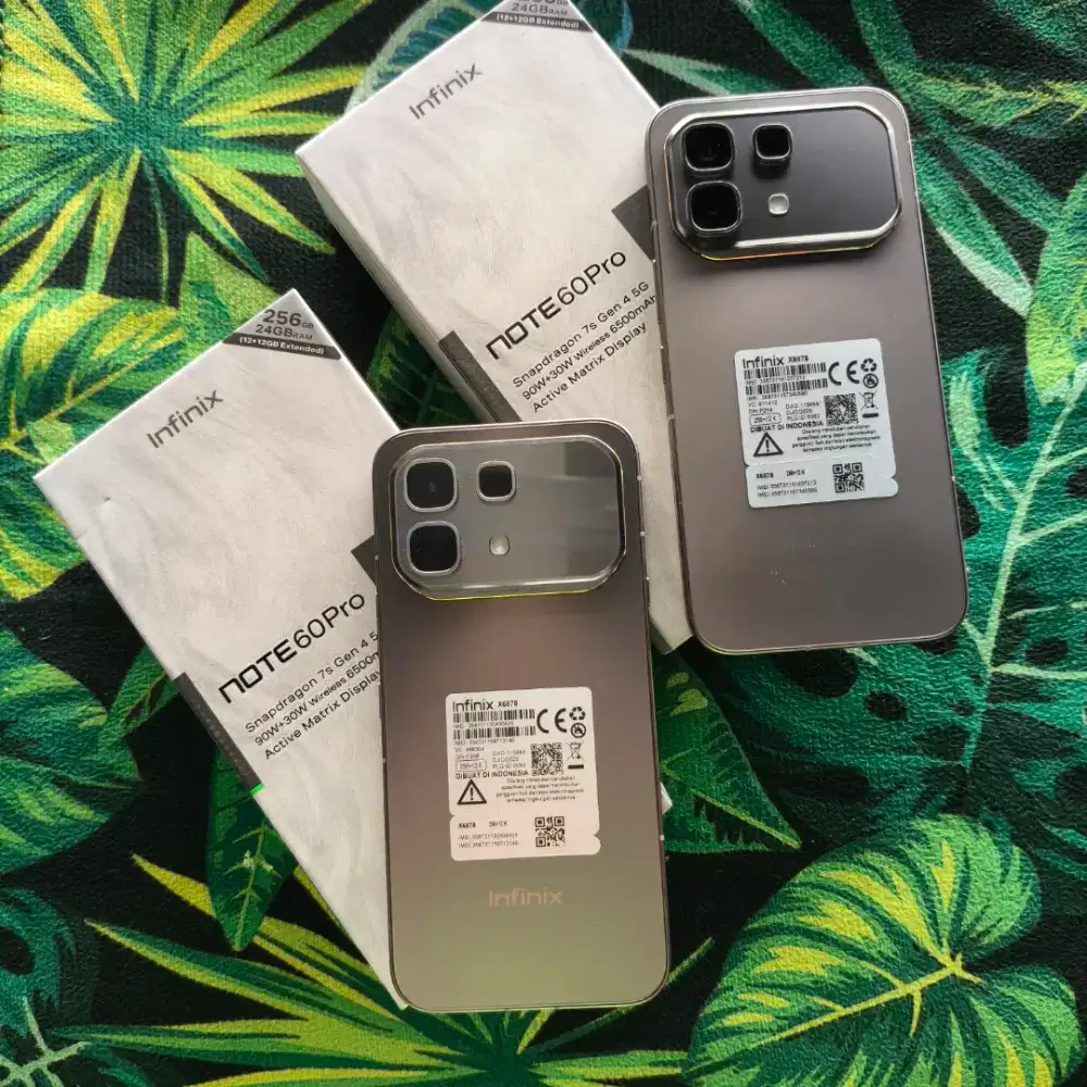 Infinix note 60 pro 5g RAM 12/256 garansi Mei 2027