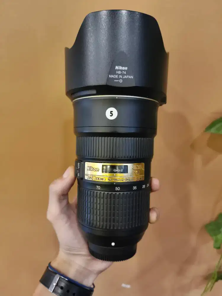 Lensa Nikon Afs 24-70mm F2.8 Nano VR. Good condition