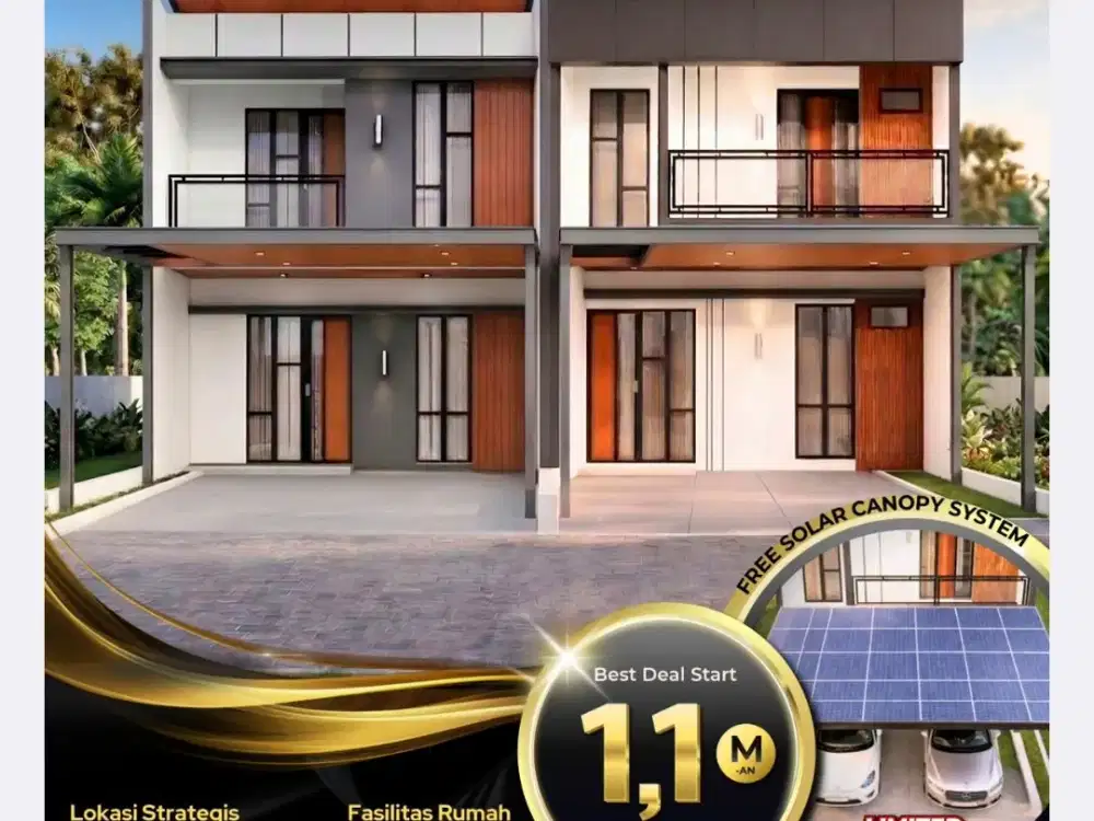 Rumah 600 M St Sudimara Free Solar Panel Ciputat bintaro