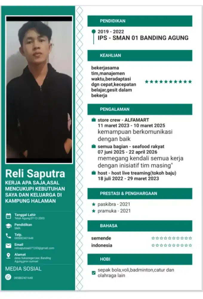 Cari kerja yg halal ,apa aja