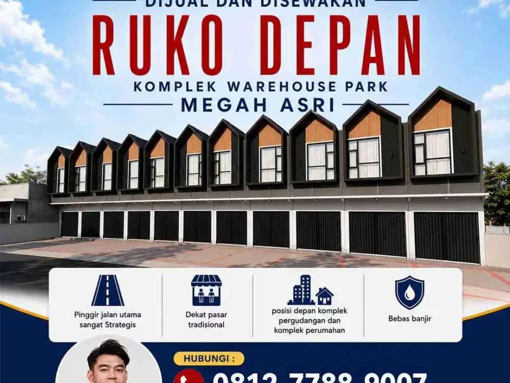 Dijual Ruko Depan Komplek Warehouse Park
