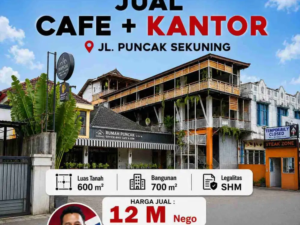 Dijual Cafe & Kantor