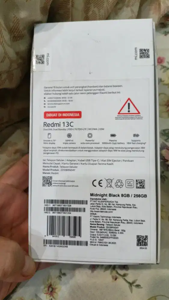 Redmi 13C NFC 8/256gb like new