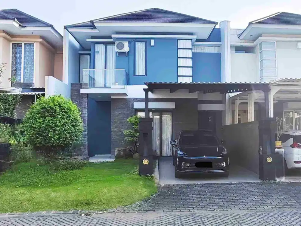 Rumah Cantik Full Furnished di Wisata Bukit Mas SBY Barat
