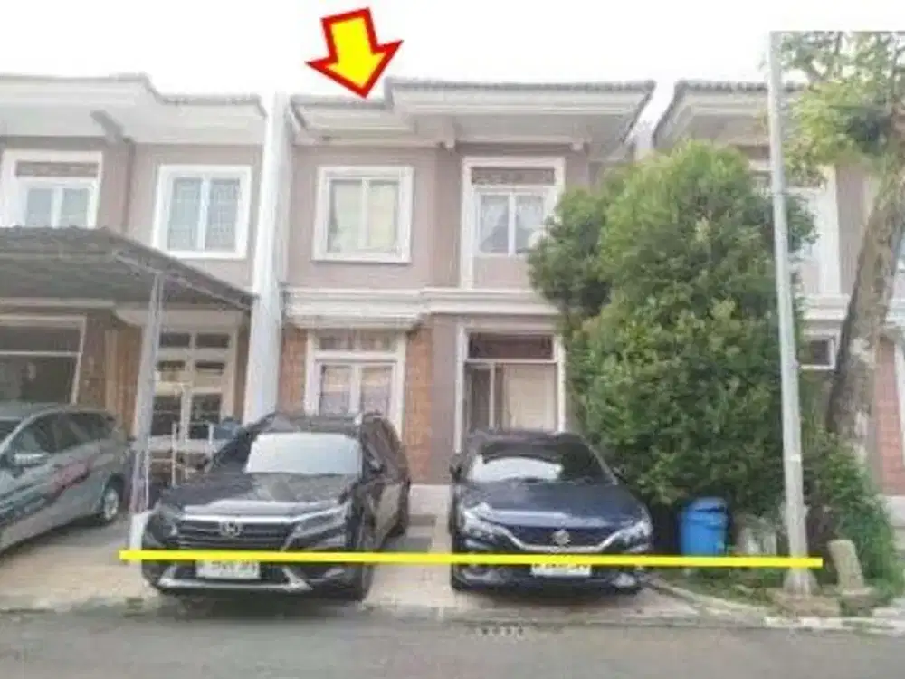 Di Jual Lelang Rumah 2 Lantai di Perumahan Gading Serpong, Jalan Michelia , Kelurahan Curug Sangereng, Kecamatan Kelapa Dua, Kabupaten Tangerang,
