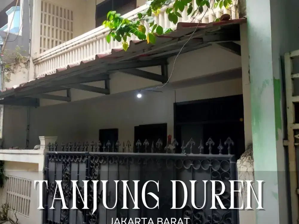 DIJUAL MURAH RUMAH TINGGAL LEBAR JALAN 2 MOBIL DI TANJUNG DUREN JAKARTA BARAT