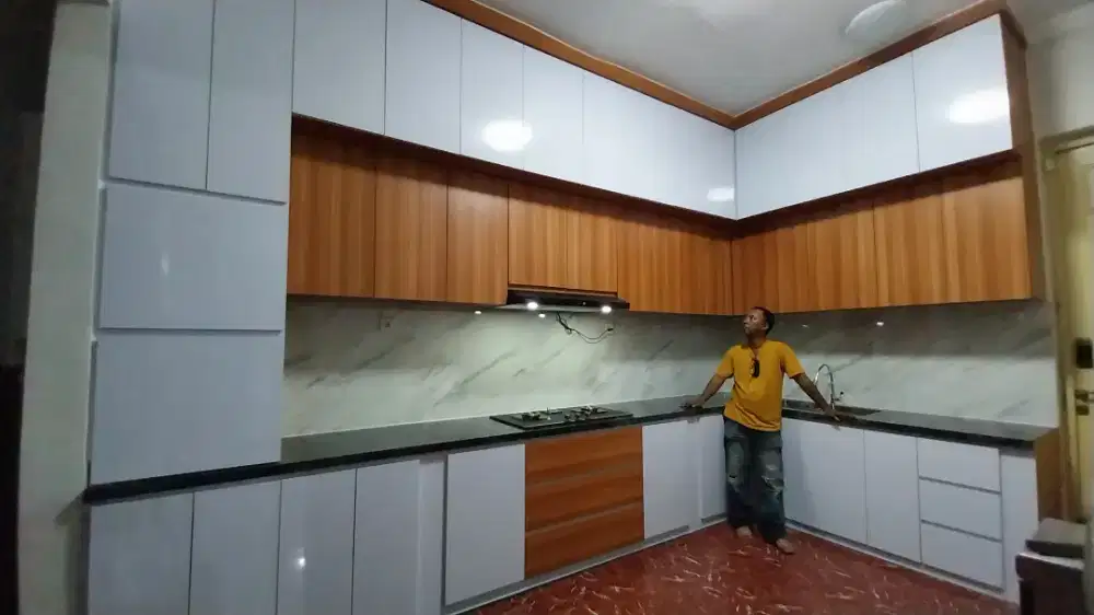 Kitchen Set Custom Minimalis Murah & Rapi – Surabaya Kaloka Interior