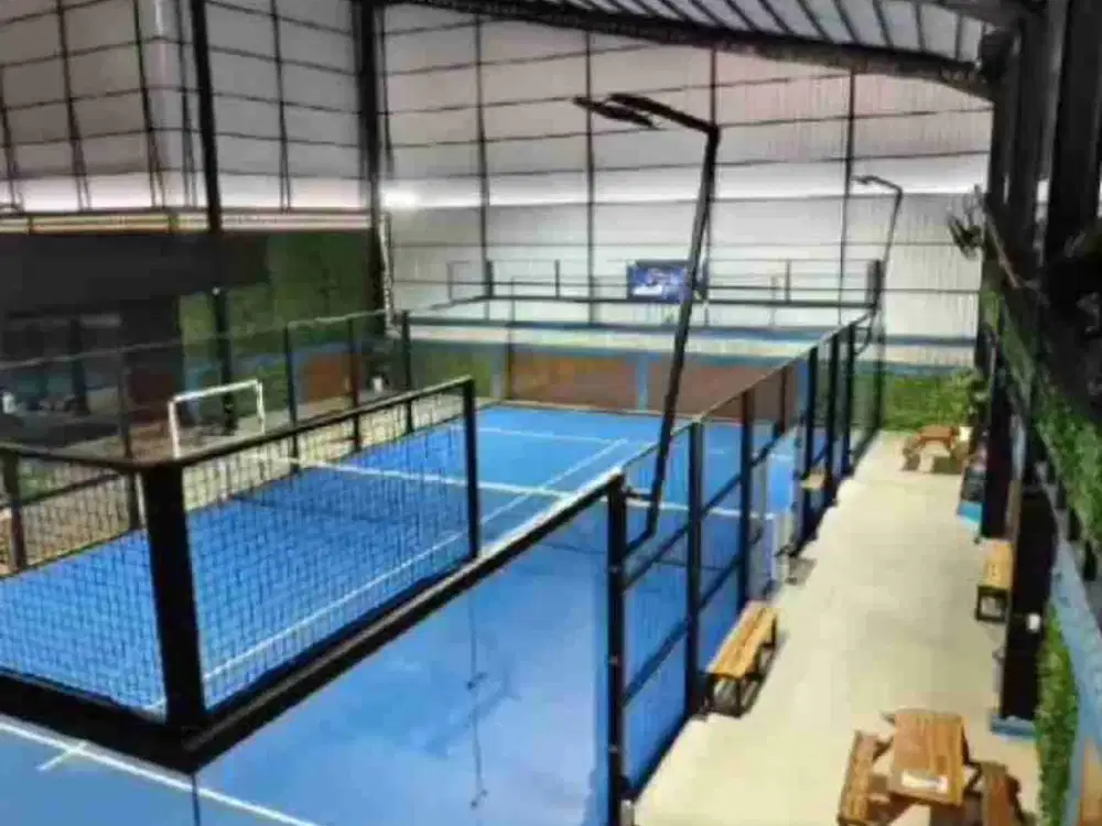 lapangan padel ramai siap cuan