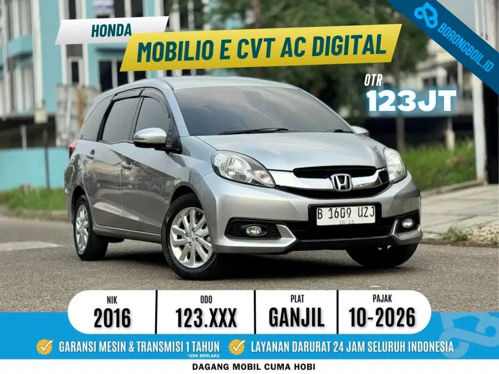 TERMURAHH Mobilio E Cvt 2016 ac digital