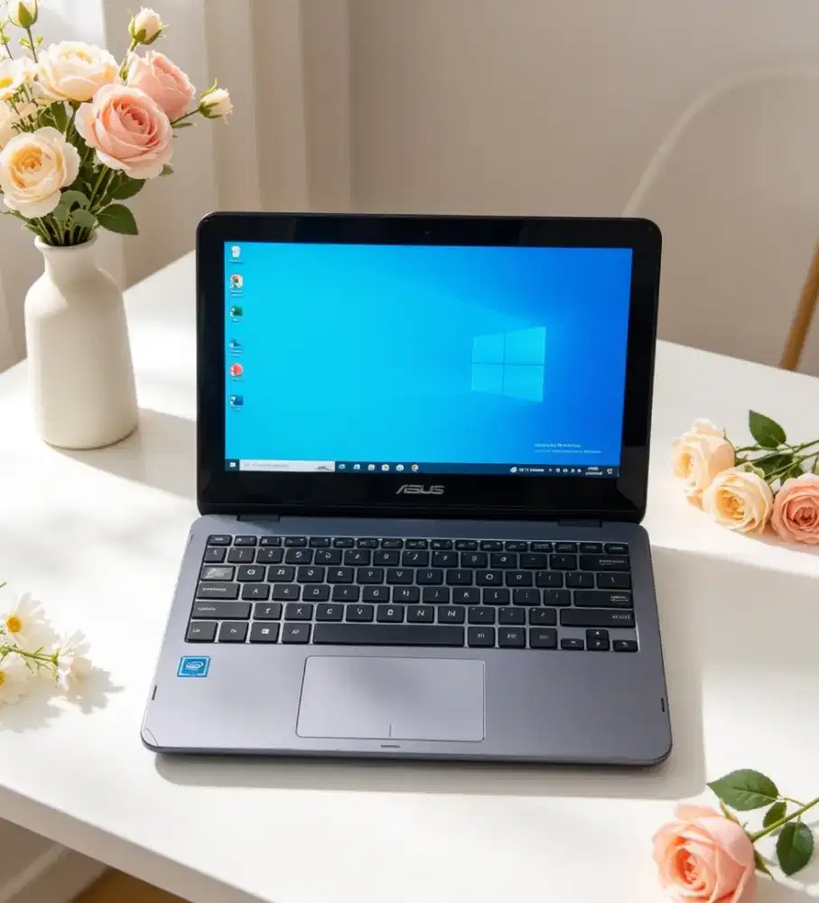 Laptop Asus Celeron CPU N3350 ram 4 GB HDD 1tb windows 10 pro