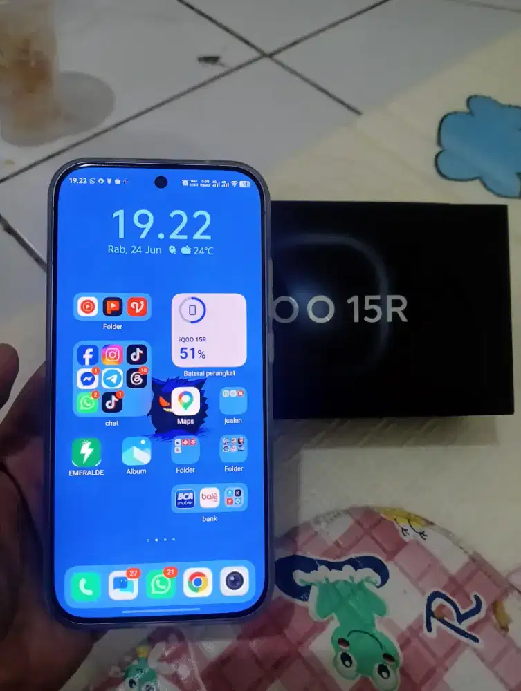 IQOO 15R 8/256 Fullset silver