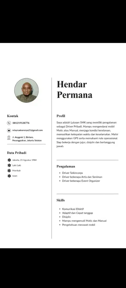 Sedang mencari pekerjaan