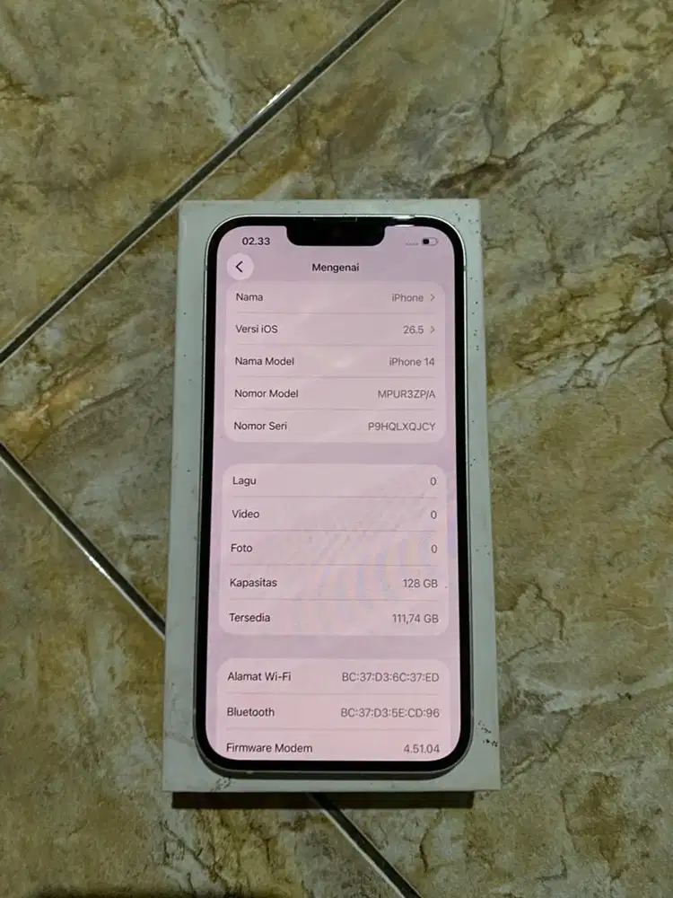 Iphone 14 128gb ex inter