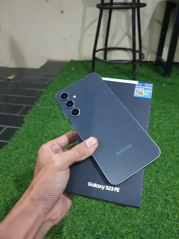 Samsung s23 fe 8/256gb fullset resmi warna graphite