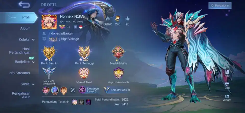 Akun Mobile Legend