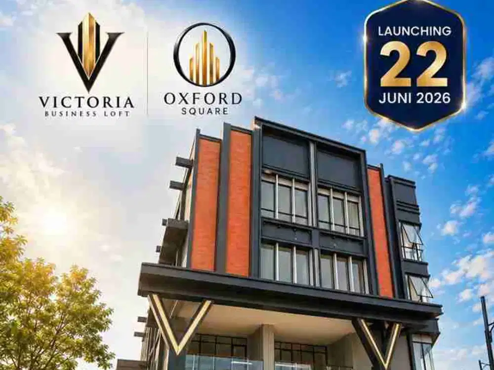 VICTORIA CENTRAL DISTRICT! new produk RUKO OXFORD SQUARE 5MAN CBD GADING SERPONG