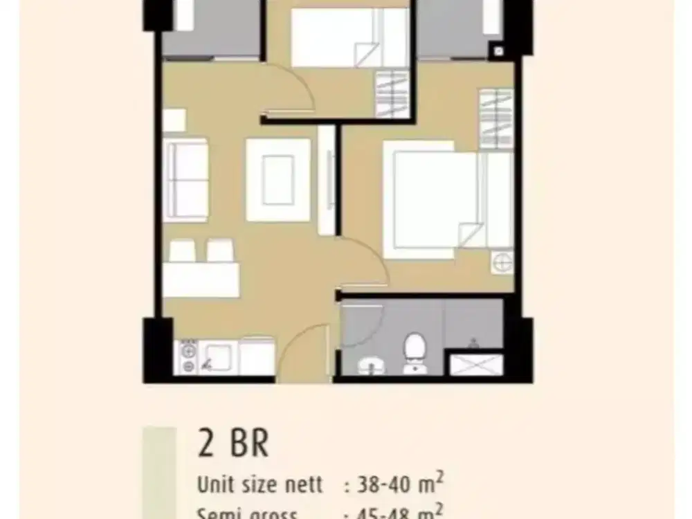 Mtown Residence gading serpong! Jual BU UNDER PPJB unit siap ajb lt 27 dijual 620JT!