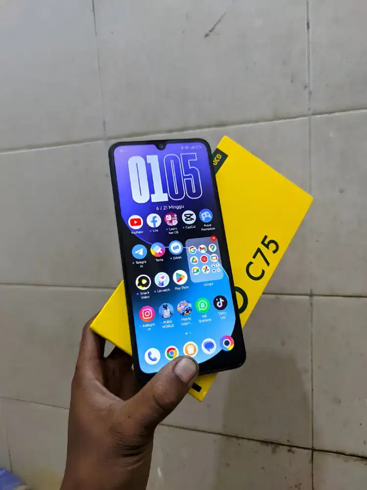 Poco c75 fulset mulus like new Ram 8/256gb siap pakai