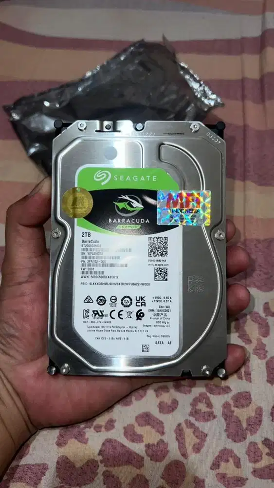 Hardisk Seagete Barracuda Internal PC 2tb SATA 3,5 Inch