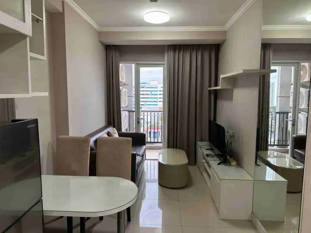 DIJUAL UNIT 2BR FURNISHED STRATEGIS APARTEMEN SIGNATURE PARK GRANDE