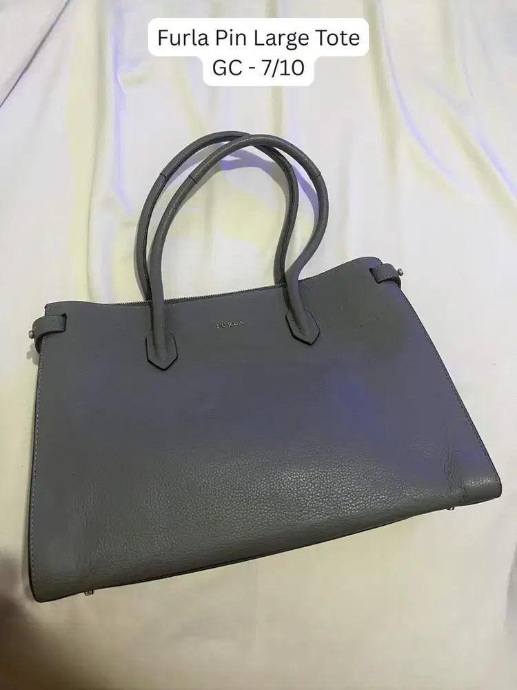 Furla Pin Large Tote Bag Authentic