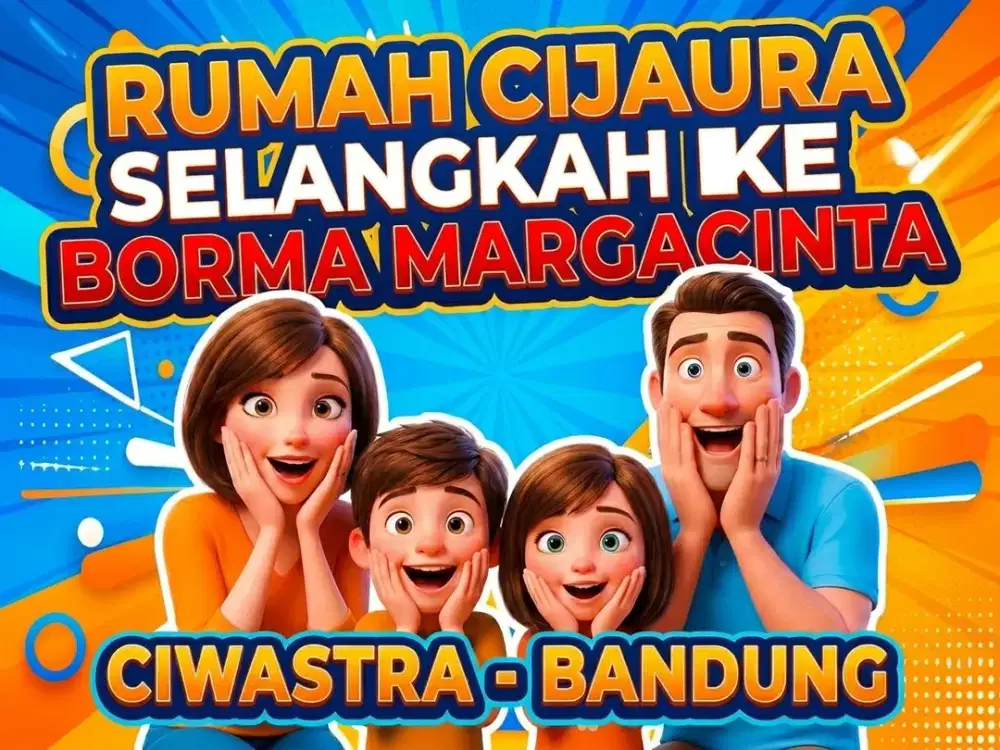 JUAL RUMAH DI CIJAURA, BUAH BATU, CIWASTRA, BANDUNG KOTA.