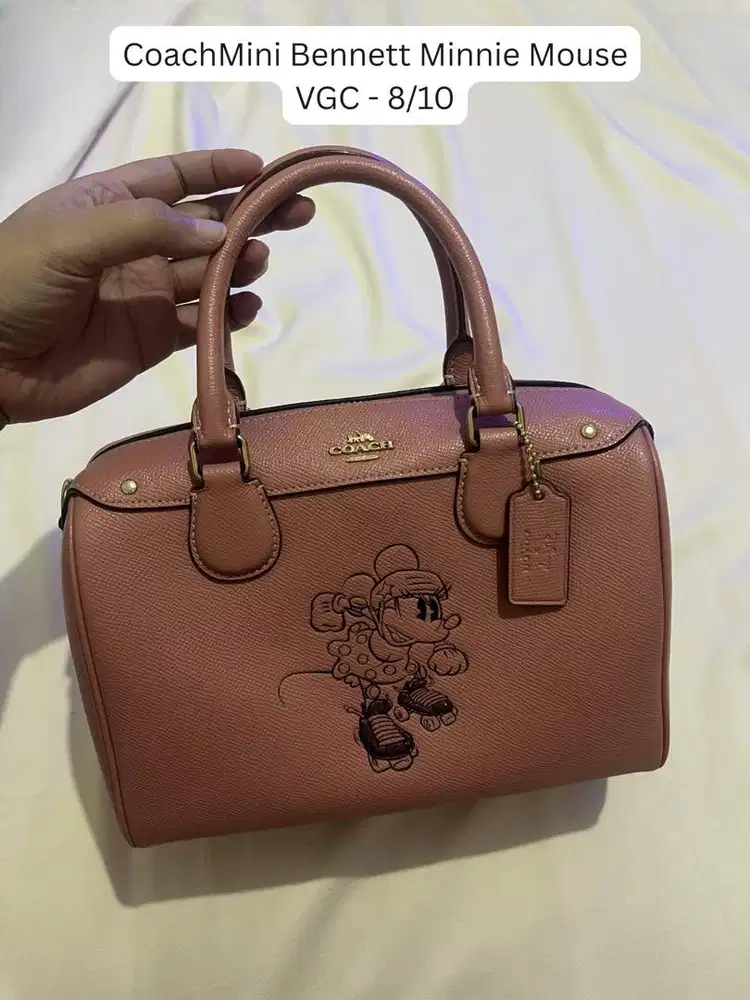 Coach Mini Bennett Minnie Mouse Authentic