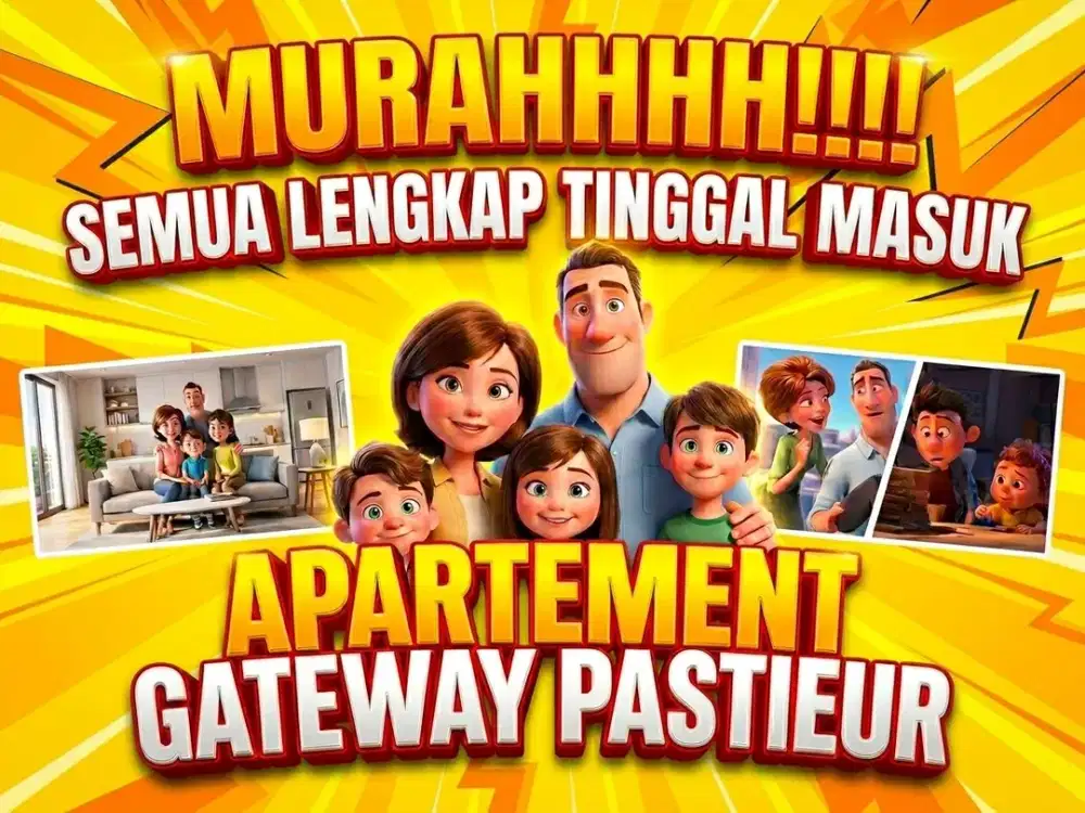 JUAL APARTEMENT GATEWAY PASTEUR, GUNUNG BATU, BANDUNG KOTA.