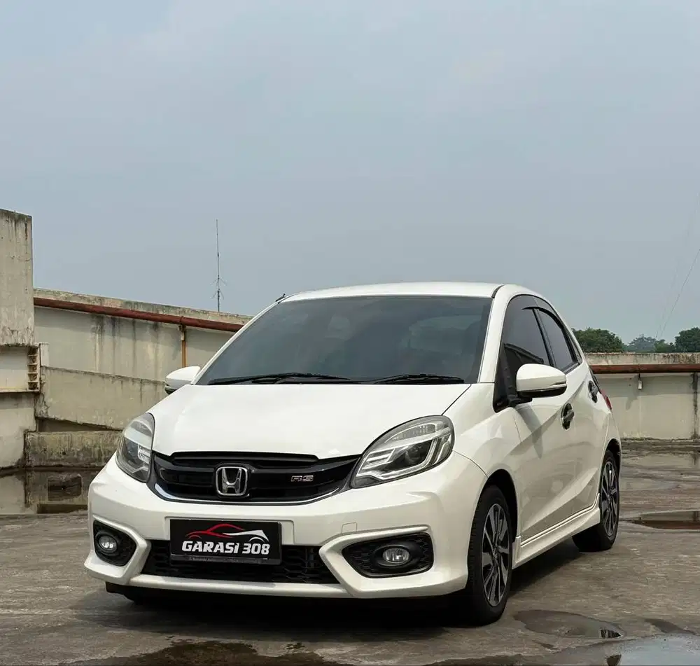 Honda Brio RS 1.2 CVT AT Automatic 2018 Putih KM 85 rb record