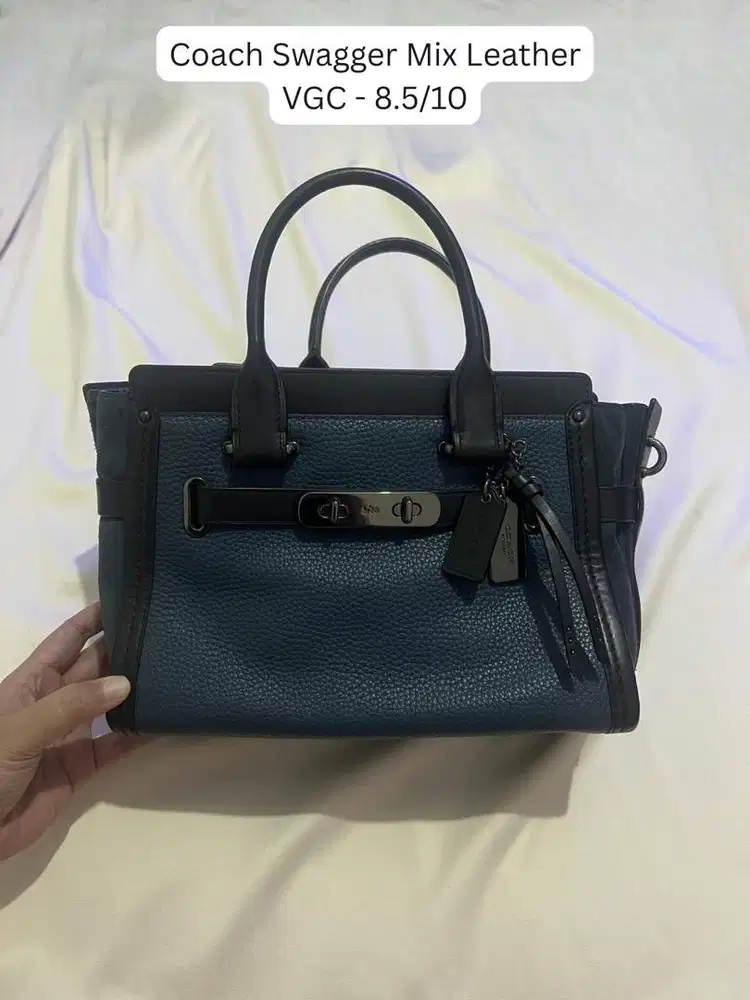 Coach Swagger Mix Leather Authentic