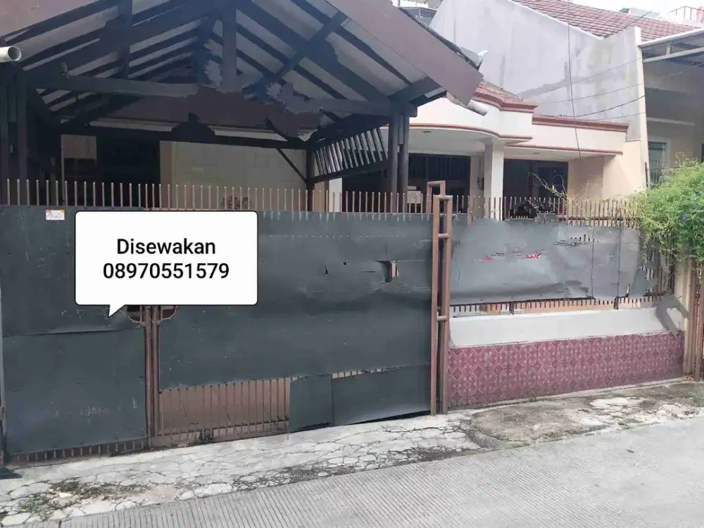 Disewakan rumah lebar 9 di cluster kelapa gading jakut