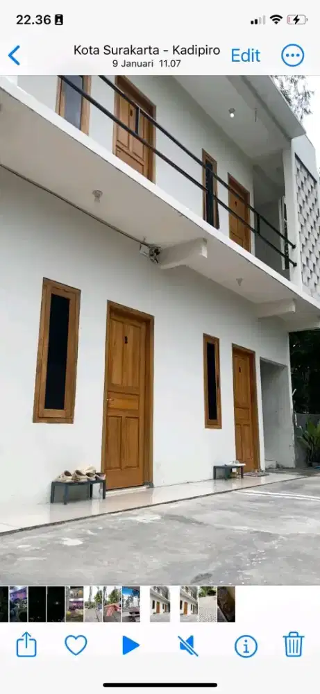 Dijual Kost Kadipiro L:-+125m, 2 lantai, 6 KT