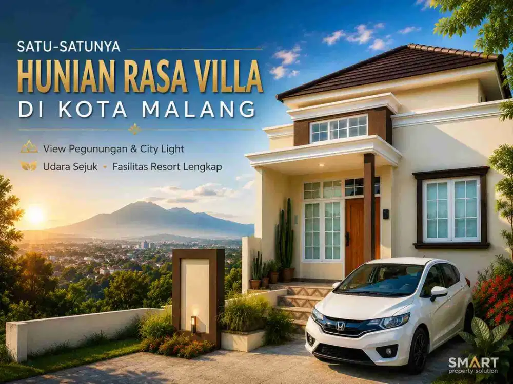 Hunian Rasa Villa Kota Malang 400 Jutaan, View Gunung & City Light
