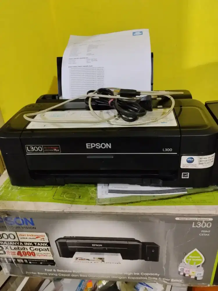 Printer Epson L300 lengkap dus