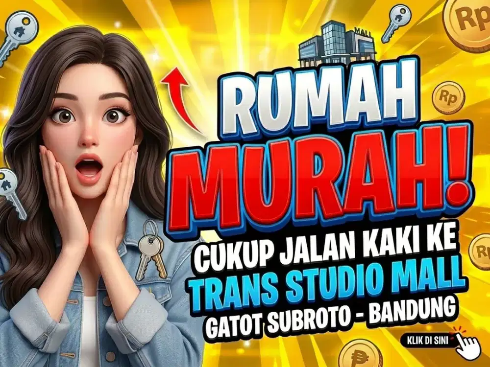 JUAL RUMAH DI GATOT SUBROTO, BATUNUNGGAL, BUAH BATU, BANDUNG KOTA.