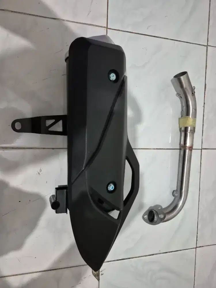 Di jual knalpot alfamarket PCX pnp ke stylo dan per shock pcx ori AHM