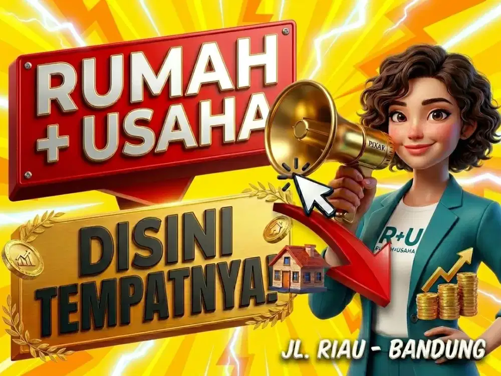 JUAL SEWA RUMAH DI JALAN RIAU, DAGO, CIHAPIT, BANDUNG KOTA.