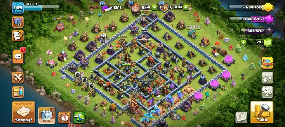 AKUN COC TH 17 Harga 800.000